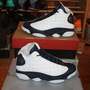 Jordan 13 Retro Obsidian Powder Blue White